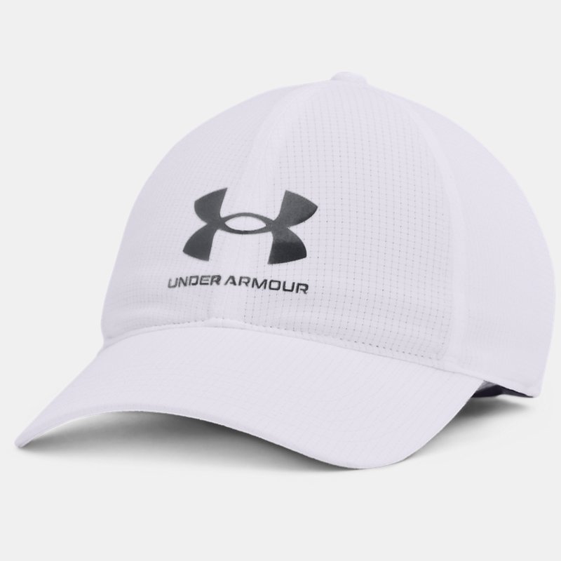 Men's  Under Armour  Iso-Chill ArmourVent™ Adjustable Hat White / Pitch Gray OSFM
